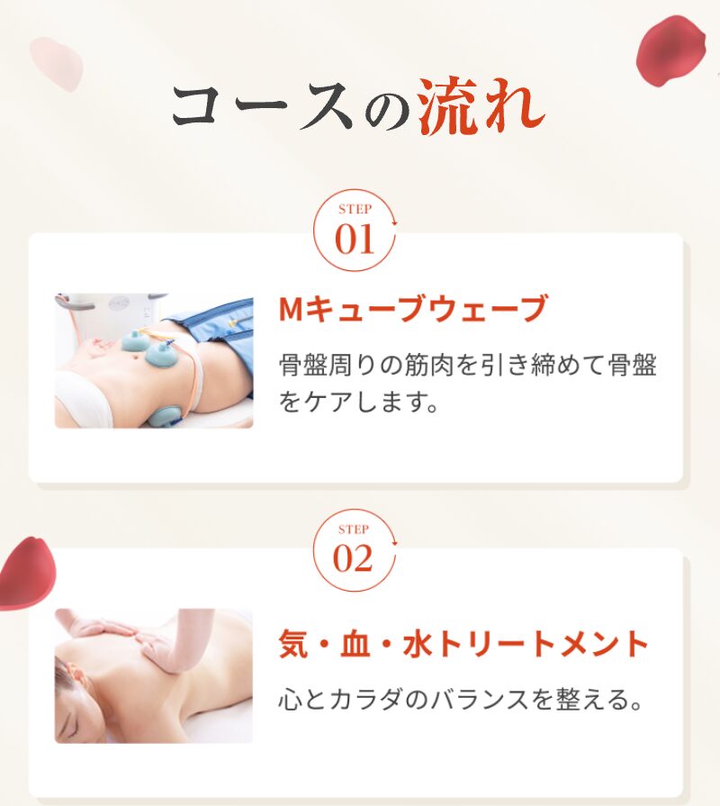 コースの流れの説明画像